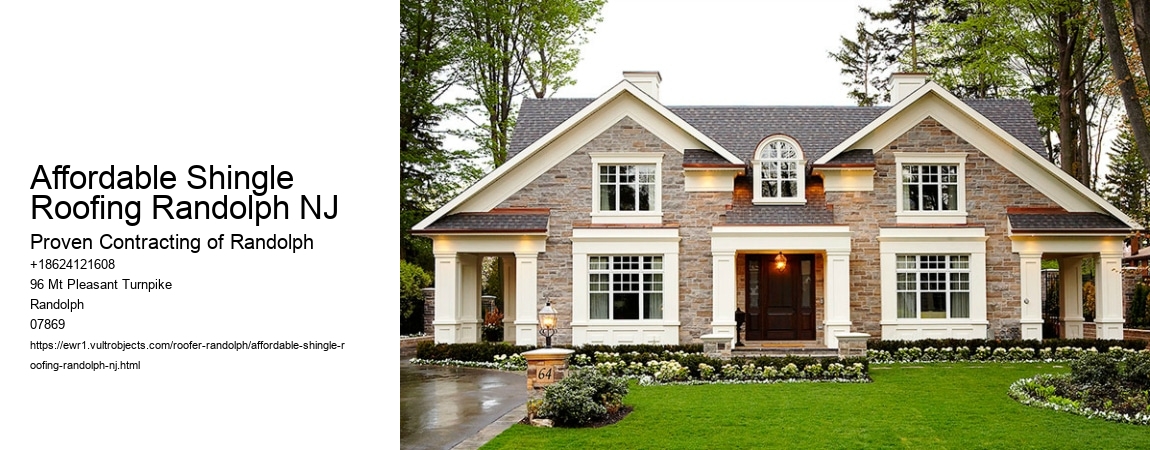 Affordable Shingle Roofing Randolph NJ