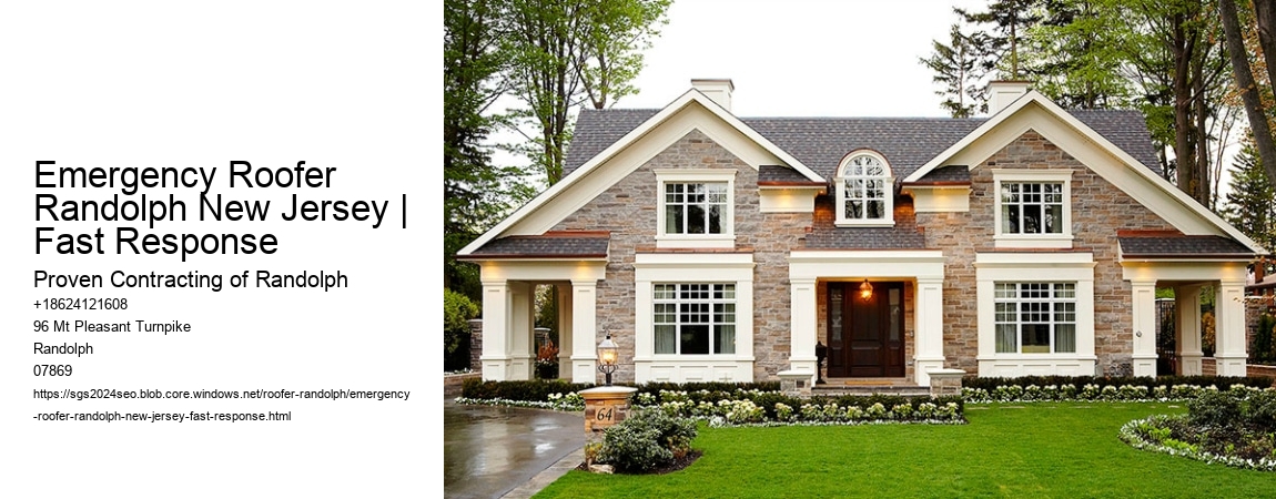 Emergency Roofer Randolph New Jersey | Fast Response