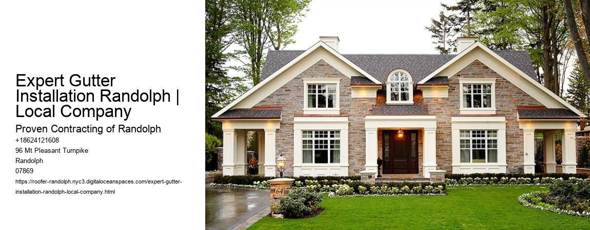 Expert Gutter Installation Randolph | Local Company