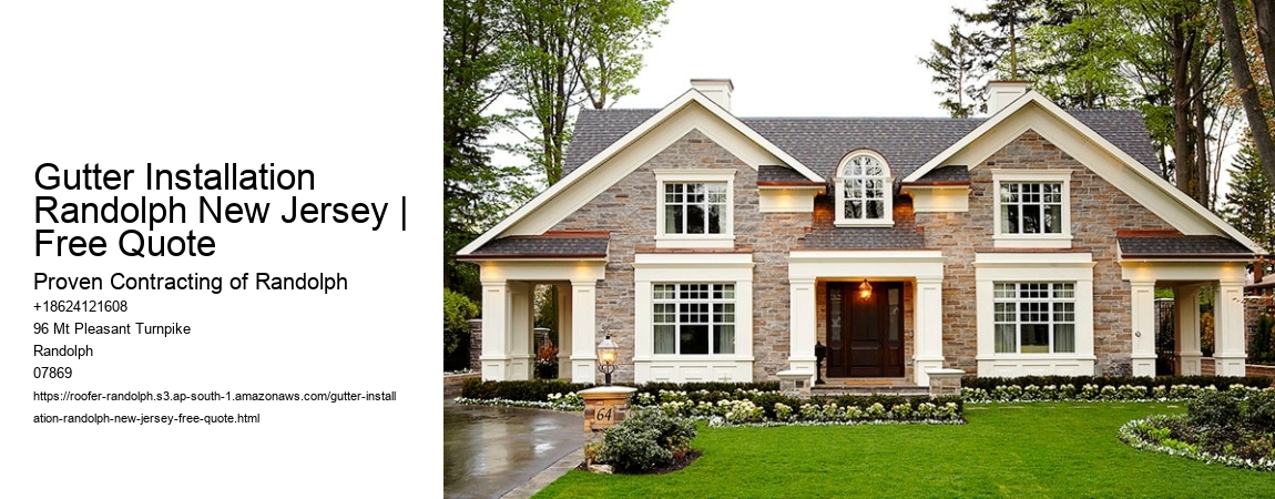 Gutter Installation Randolph New Jersey | Free Quote