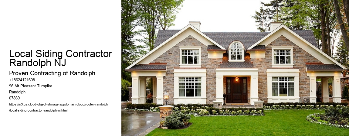 Local Siding Contractor Randolph NJ