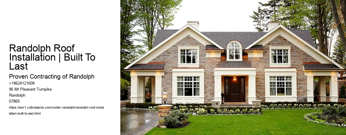 Randolph Roof Installation | Built To Last