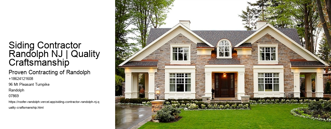 Siding Contractor Randolph NJ | Quality Craftsmanship