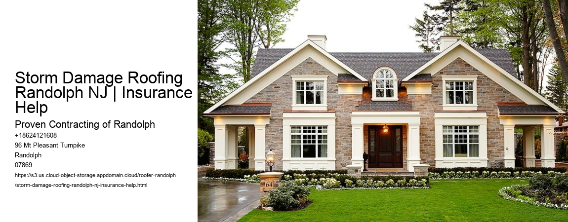 Storm Damage Roofing Randolph NJ | Insurance Help